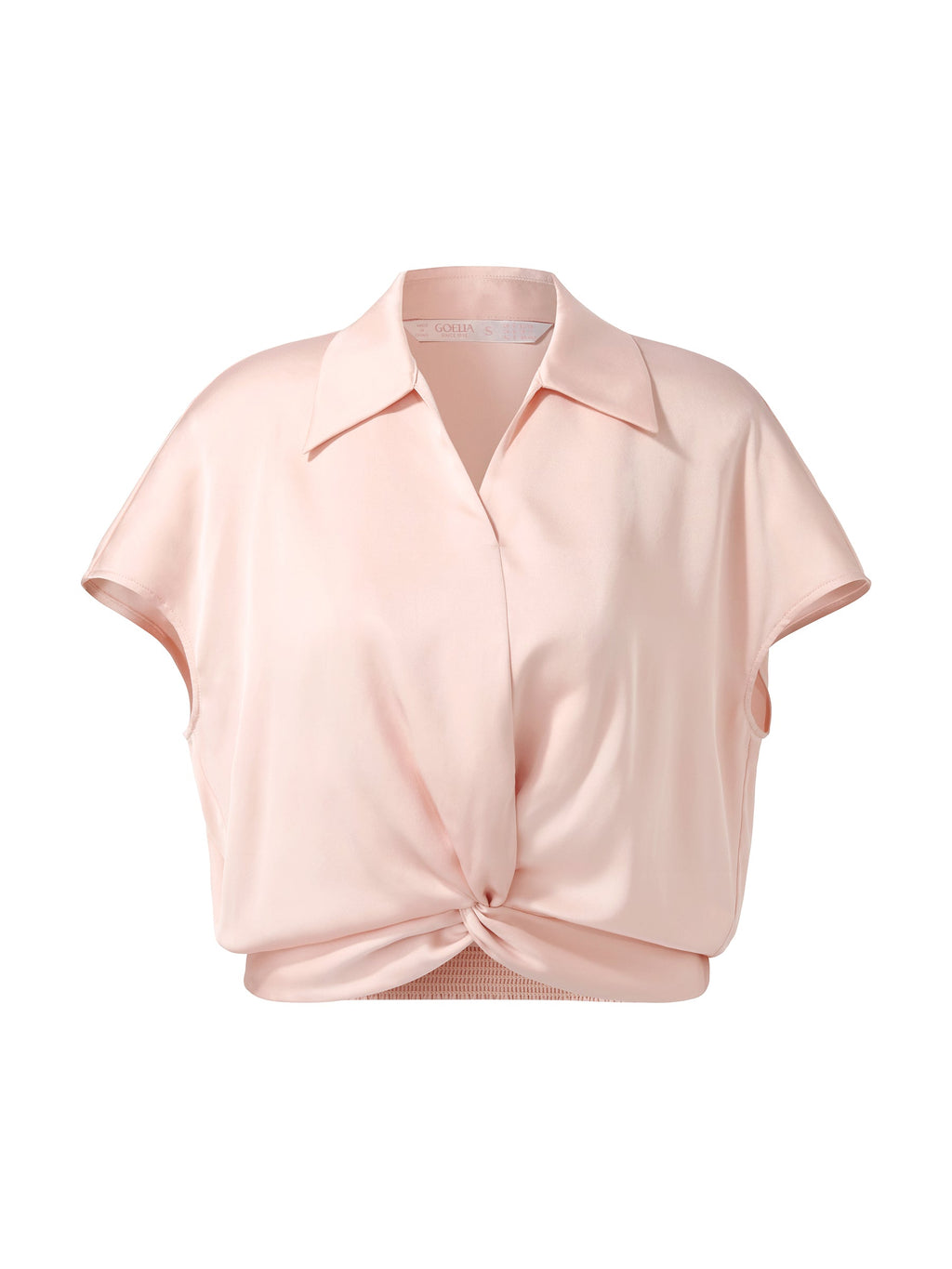 22MM Mulberry Silk Twist Front Women Blouse