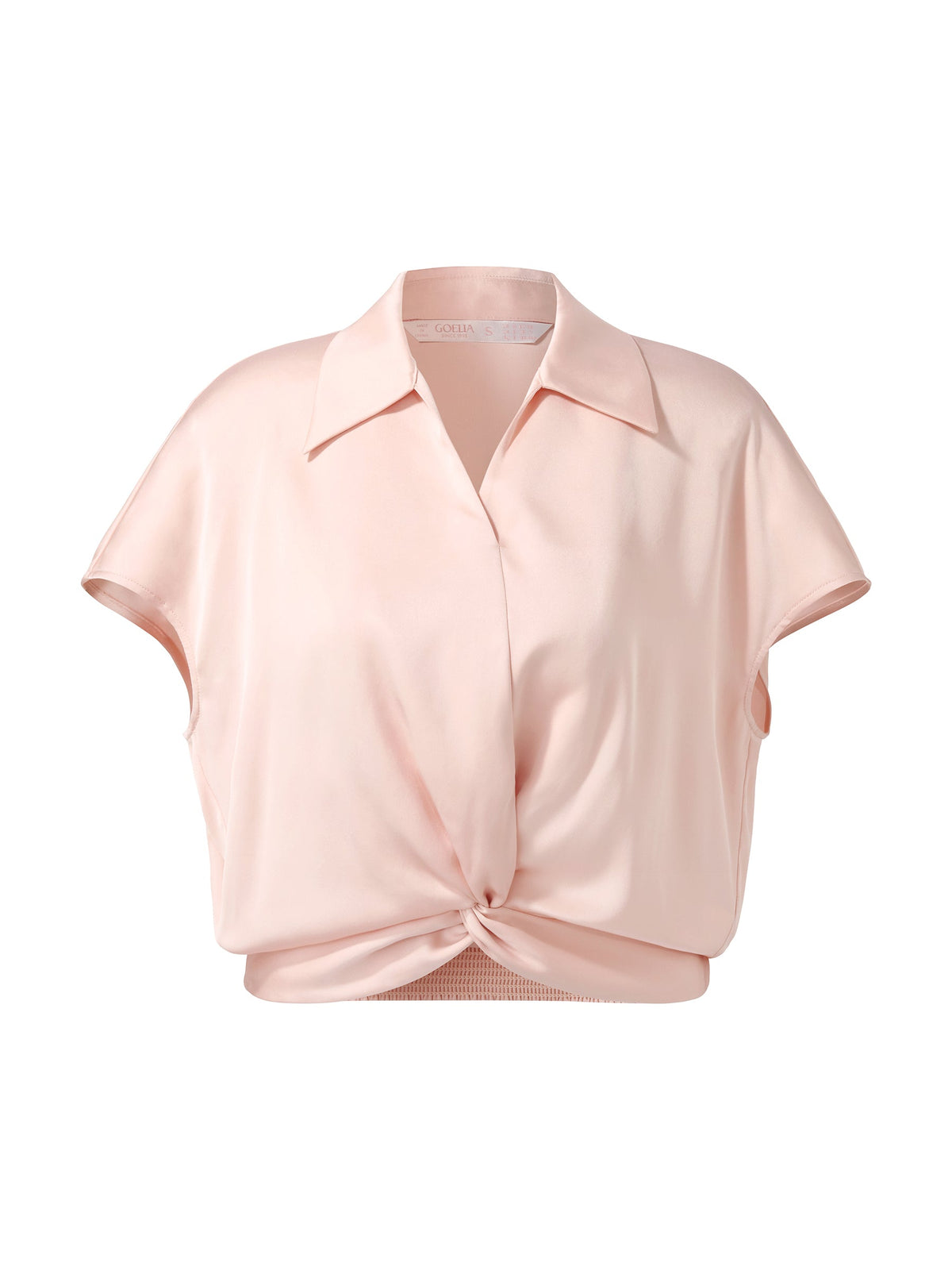 22MM Mulberry Silk Twist Front Women Blouse