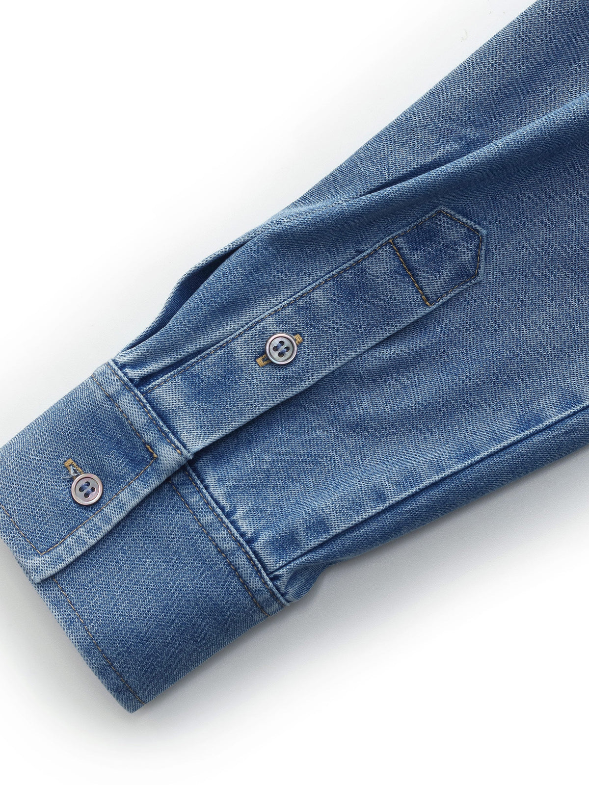 Denim Long Sleeve Women Shirt