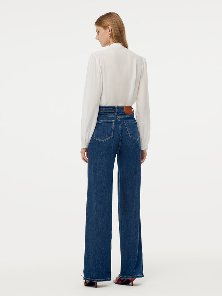 Tie Front Neck Women Blouse