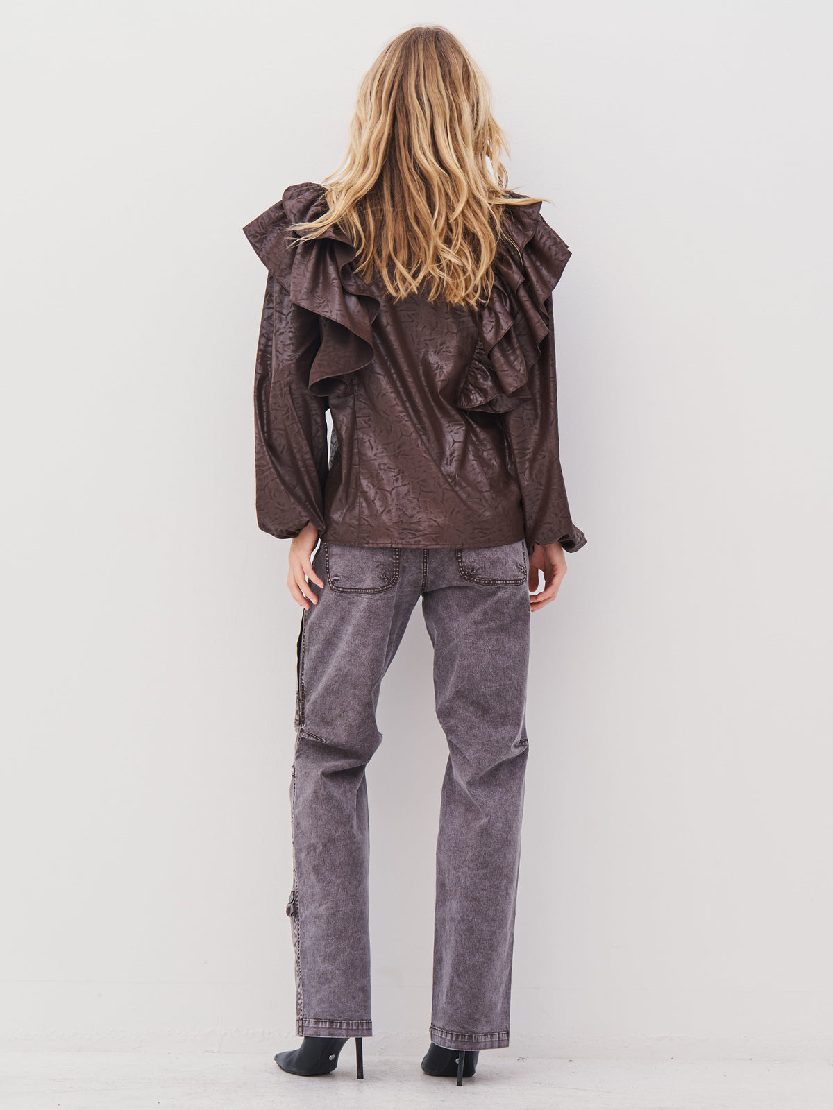 AMY trousers - Brown Mix