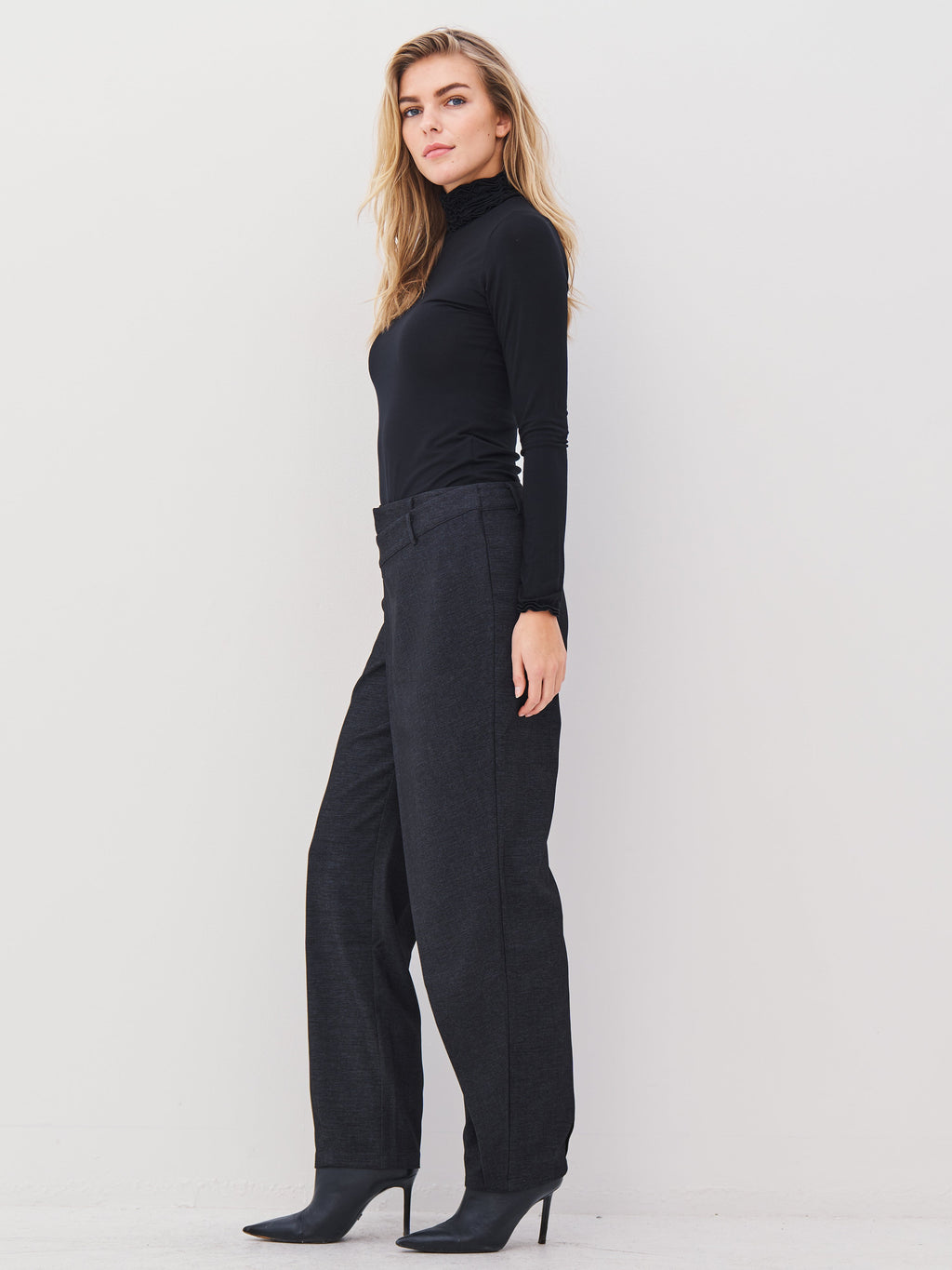 ANGELA trousers - Black mix