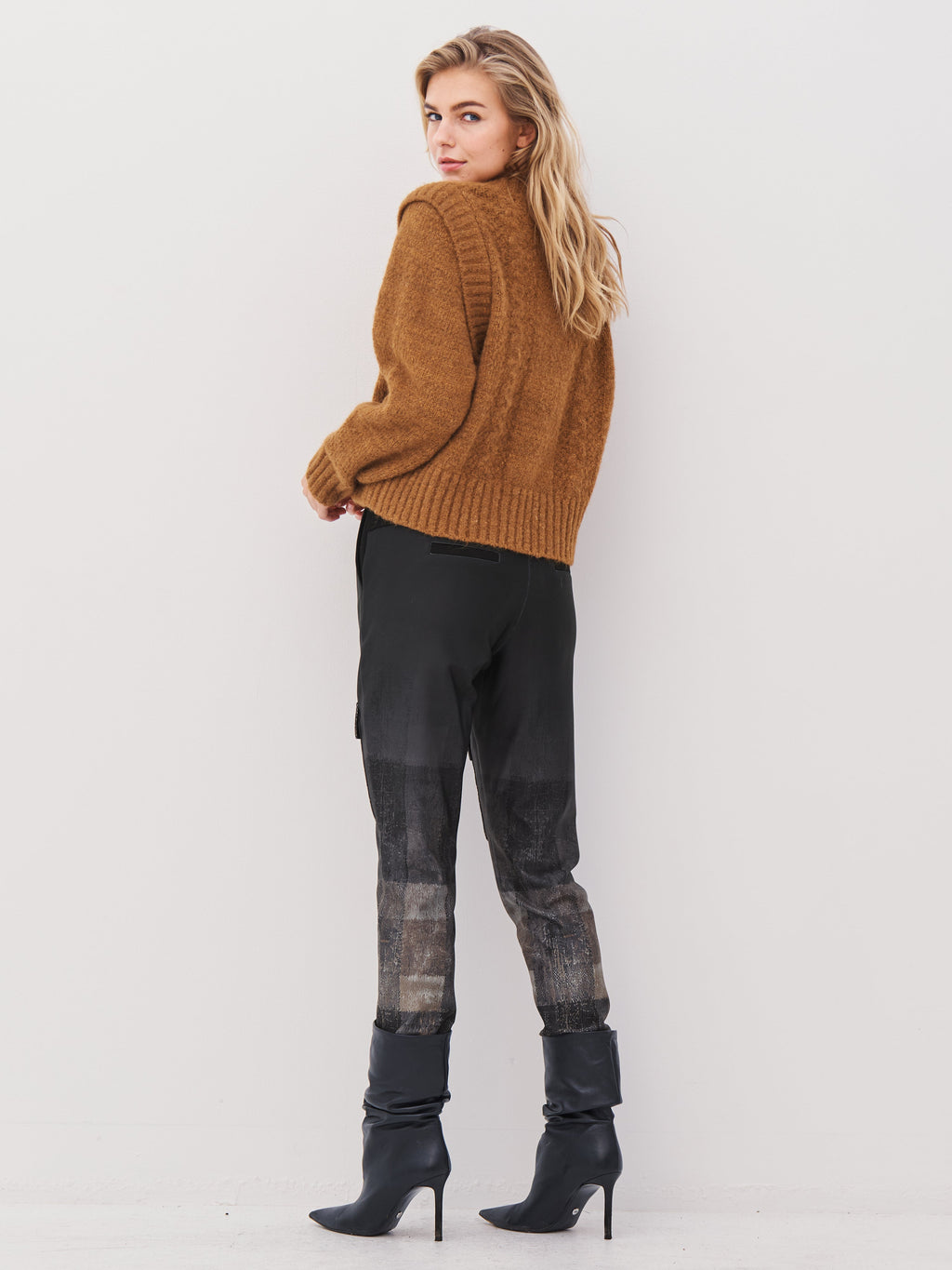 ANNA trousers - Black mix