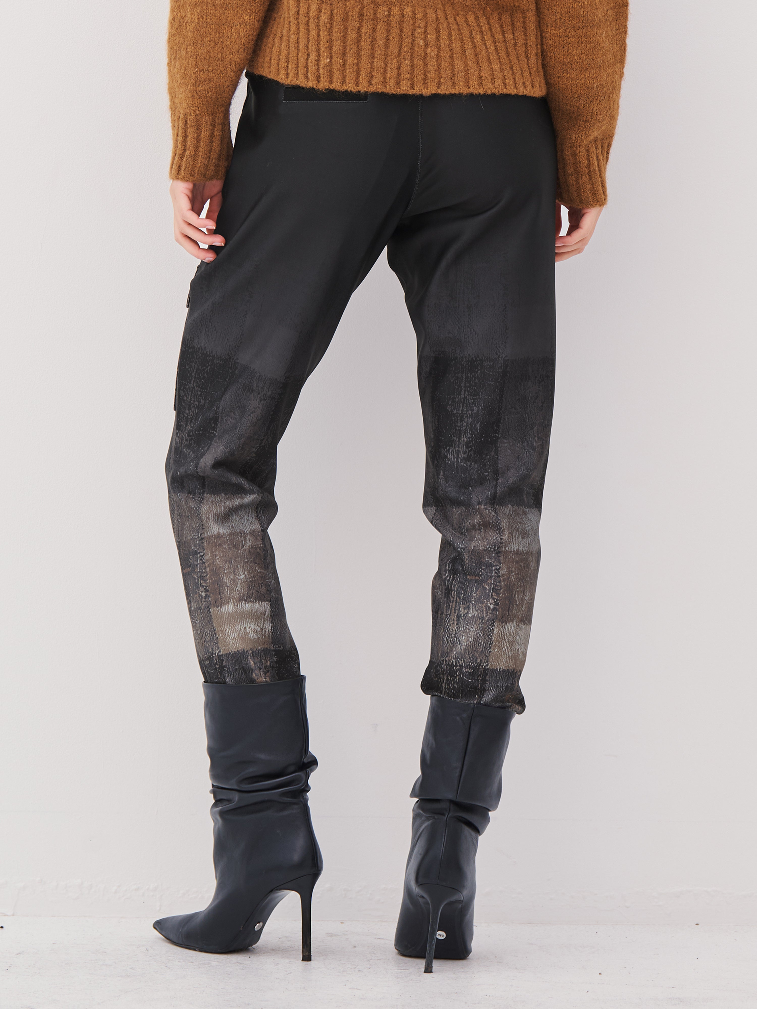 ANNA trousers - Black mix