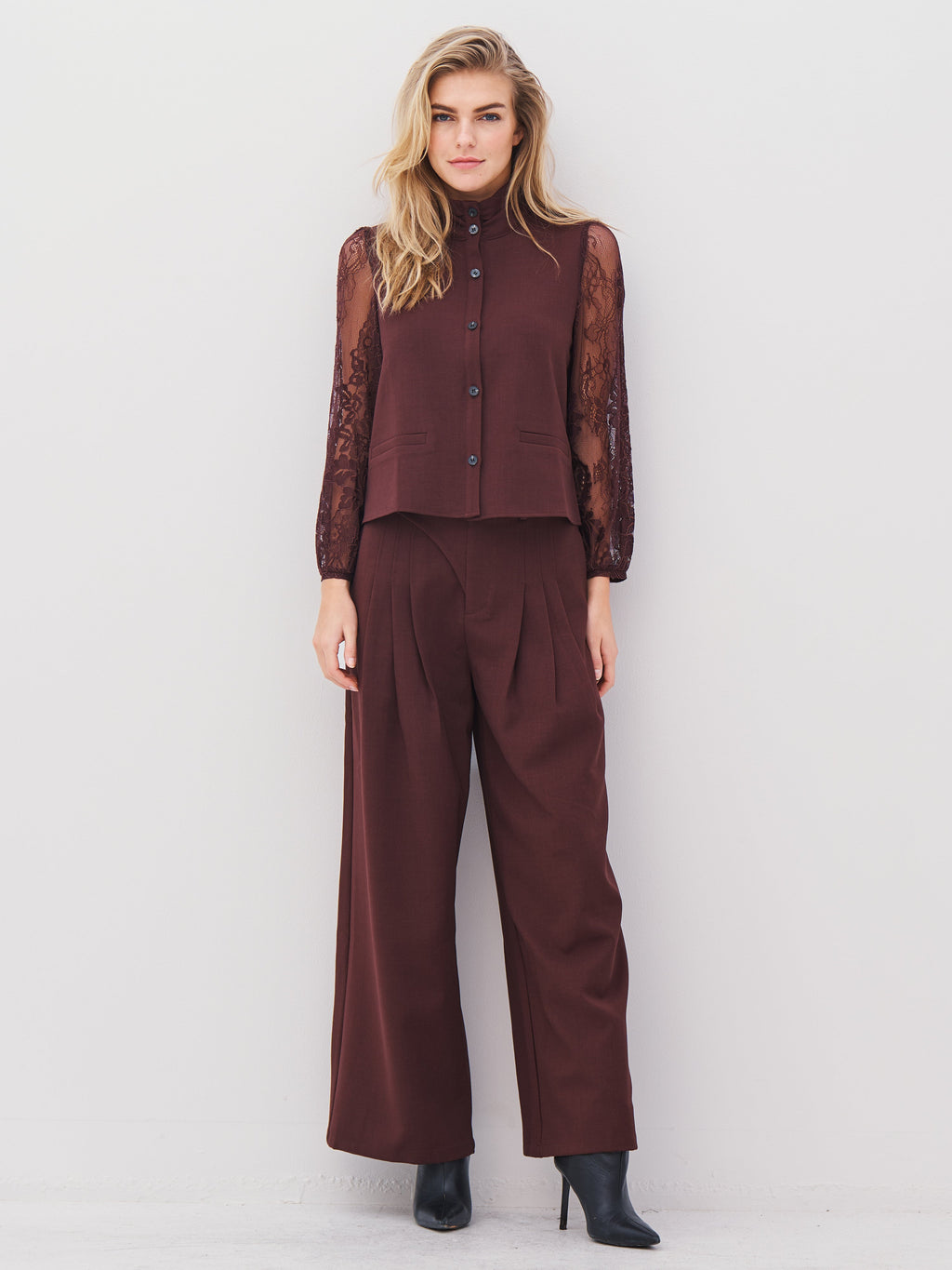 ARIEL trousers - Grape